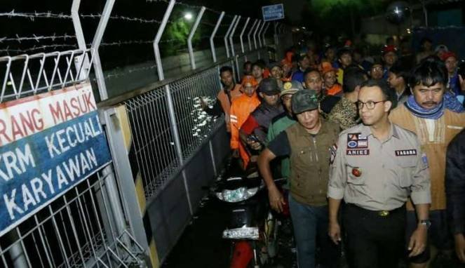 Rawa Terate Rutin Banjir, Anies Bakal Cek Pabrik Sekitar Gubernur dki jakarta anies baswedan