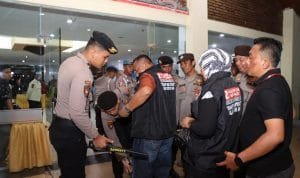 Polres Tapanuli Tengah Lakukan Pengamanan Ketat Debat Publik Pertama, Pilkada Tapteng 2024 IMG 20241109 WA0059