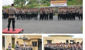 Polres Labuhanbatu Selatan Gelar Apel Pasukan Persiapan Pengamanan TPS Pada Pilkada Serentak Tahun 2024 IMG 20241125 001559