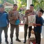 10 Anak Yatim Piatu Dapat Paket Sembako Dari Kapolsek Kualu Hulu AKP Nelson Silalahi