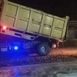 Pengerasan Jalan Untuk Hotmix Namu Ukur Utara Dikerjakan Malam Seperti Proyek Siluman