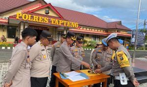 Antisipasi Pelanggaran Penggunaan Senjata Api, Waka Polres Tapteng Lakukan Pengecekan