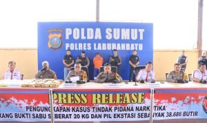 Ungkap Peredaran 20 Kg Sabu – 38.686 Butir Ekstasi, Bukti Nyata Polres Labuhanbatu Berantas Narkoba IMG 20241218 WA0044