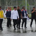 Wakil Presiden Gibran Tinjau Gerbang Tol Tanjung Pura Didampingi Pj.Bupati Langkat