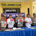 Press Rilis Akhir Tahun Polres Labusel ungkap Kasus Narkoba
