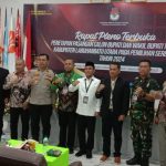 Polres Labuhanbatu Sukses Kawal Rapat Pleno Terbuka Penetapan Calon Bupati Terpilih Labura