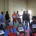 Rekonstruksi Kasus Pembunuhan di Dusun Kampung I, Polsek Padang Tualang Hadirkan 12 Adegan
