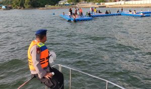 Satpolairud Polres Sibolga Himbau Pengunjung Objek Wisata Pelabuhan Lama Waspada Cuaca Extrem