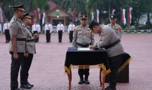 Kapolda Sumut Irjen Whisnu Hermawan Februanto Lantik PJU dan Kapolres IMG 20250324 WA0109