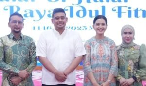 Bupati Labuhanbatu Selatan Hadiri Open House di Rumah Dinas Gubernur Sumut IMG 20250403 170808