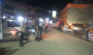 Cegah Tindakan Kriminal, Polsek Bilah Hulu Laksanakan Patroli Malam di Jalinsum Aeknabara