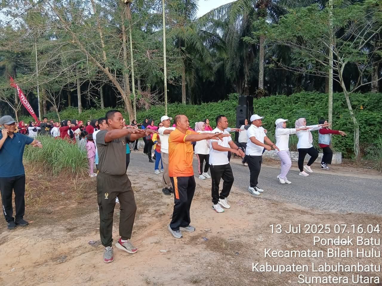 Kapolsek Bilah Hulu: Car Free Day Momen Penting Untuk Meningkatkan Kebersamaan dan Kesehatan 2 Car Free Day