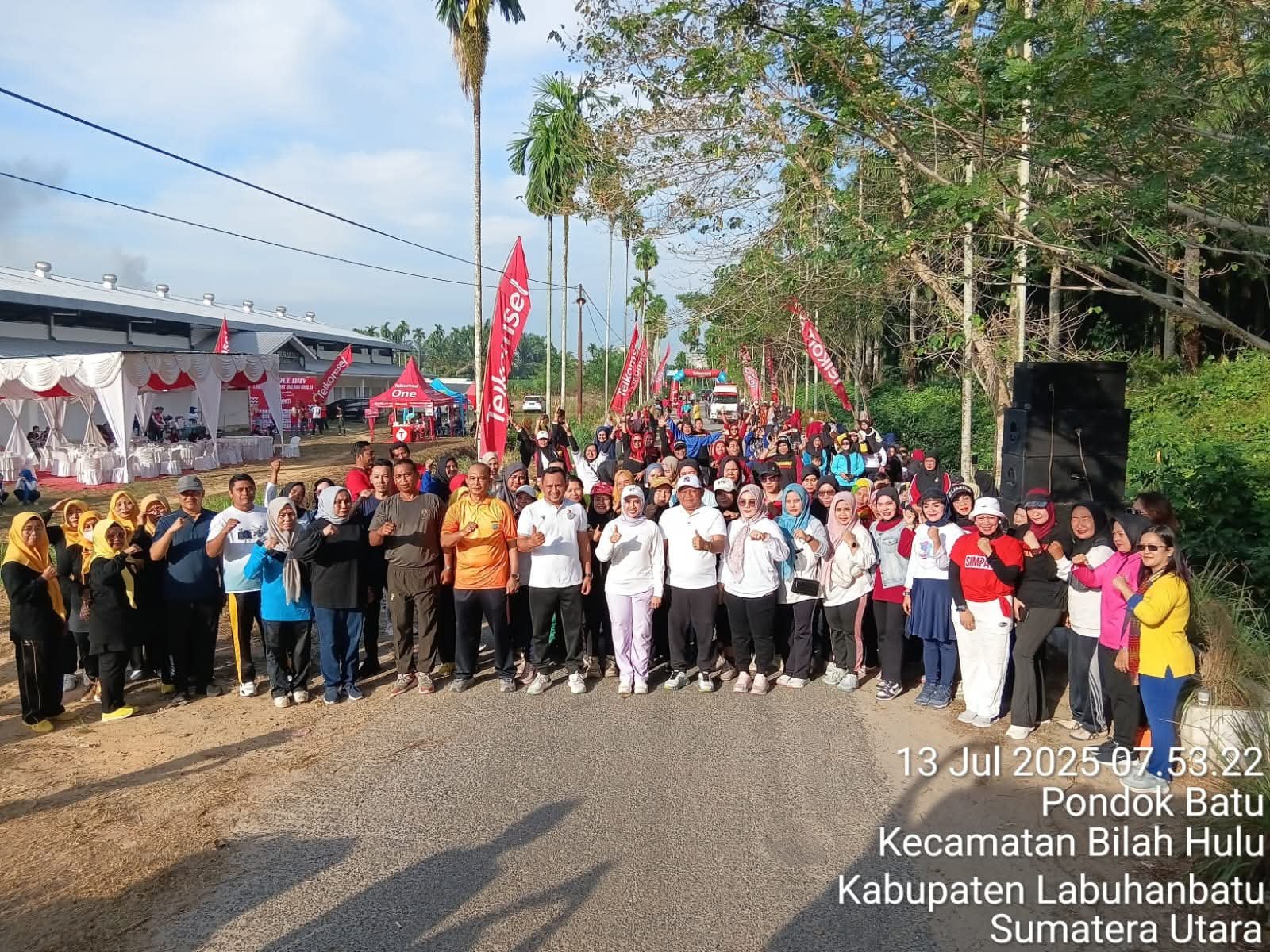 Kapolsek Bilah Hulu: Car Free Day Momen Penting Untuk Meningkatkan Kebersamaan dan Kesehatan 1 Car Free Day