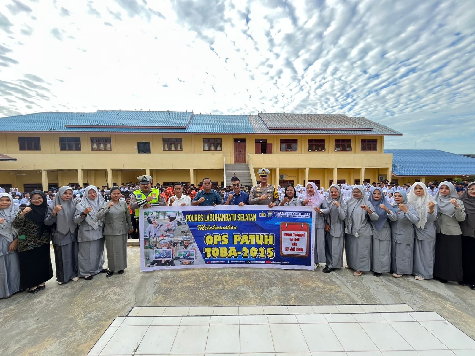 Satlantas Polres Labusel Gelar Police Goes to School di 3 Sekolah,Sasaran Pelajar Demi Tertib Lalu Lintas 1 Polres