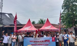 PT Cakra Adi Dharma II Kotapinang Bersama PT Indako Trading Coy Gelar Edukasi Safety Riding Goes to Public (MC User) 2025