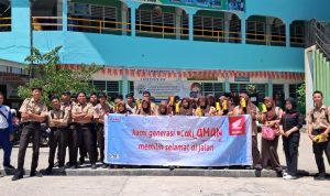 PT Indako Trading Coy Rantau Prapat bersama PT Indako Trading Coy Medan Gelar Safety Riding di SMA Muhammadiyah 10