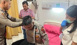 Aksi Unjuk Rasa Di DPRD Sumut, Sejumlah Personel Polisi Alami Luka Saat Pengamanan DPRD