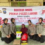Polwan Polres Labusel Gelar Baksos Sambut Hari Jadi ke-77, Kapolres: Wujud Kepedulian Polwan Polri untuk Masyarakat