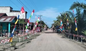Sambut HUT ke-80 RI Warga Meranti Paham Bangkitkan Kembali Semangat Gotong Royong Warga