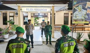 Polsek Perbaungan Bersama Koramil 07 Gelar Patroli Gabungan, Wujud Nyata Sinergitas TNI- Polri aga Kamtibmas