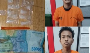 Tindak Lanjuti Dumas, 2 Pemuda Pengedar Sabu Ditangkap Sat Resnarkoba Polrestabes Medan Sabu