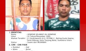 Polda Sumut Tetapkan Gempar Selamat Alias Gompar sebagai Tersangka Narkotika, Kini Buron dan Masuk DPO Polda Sumut