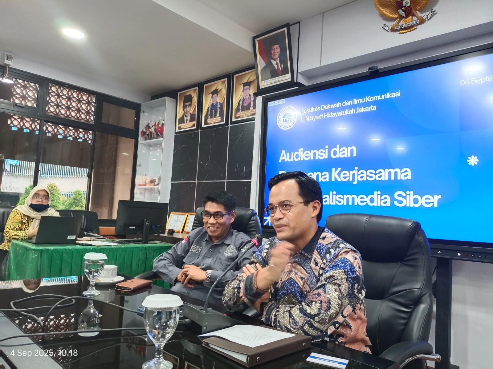 PJS dan FIDKOM UIN Jakarta Sepakat Jalin Kerjasama Strategis 1 Jakarta