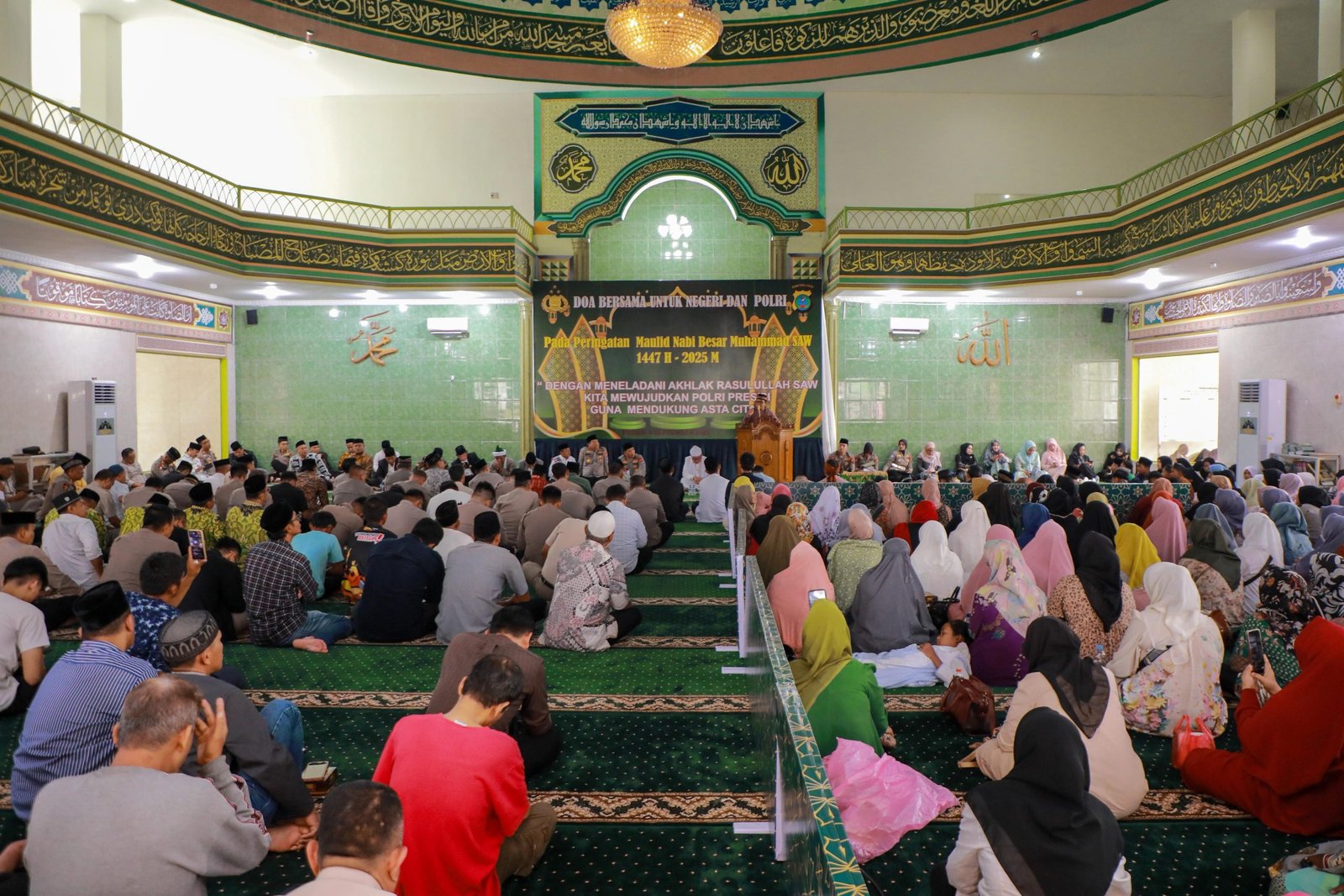 Doa Bersama Polda Sumut di Hari Maulid Nabi: Meneladani Akhlak Rasulullah, Membangun Polri Presisi 2 Polda Sumut