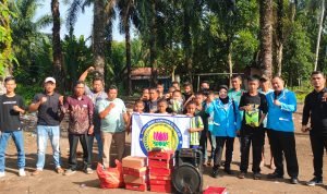 Kepling Kampung Sawah III Sigambal Lepas Anak-Anak Ikuti Turnamen Sepakbola U15 Kampung Sawah III