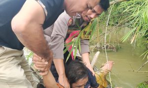 Warga yang Hanyut di Sungai Pelawi Babalan Langkat Berhasil Diselamatkan