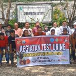 Sat Narkoba Polres Labuhanbatu Selatan Bersama GRANAT dan LAN Gelar Tes Urine Karyawan PT Rumbiya Estate