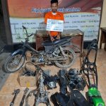 Polsek Bilah Hilir Ringkus Pencuri Motor Trail di Desa Senah