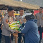 Ditsamapta Polda Sumut Meriahkan Car Free Day dengan Gerakan Pangan Murah