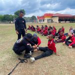 Brimob Polda Sumut Berikan Pelatihan SAR dan Pembinaan Karakter kepada Siswa-Siswi SMA Plus Taruna Bangsa Padang Lawas