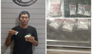 Polisi Tangkap Pengedar Sabu Bernama Rahmat di Jalan Pimpinan Medan Perjuangan Sabu