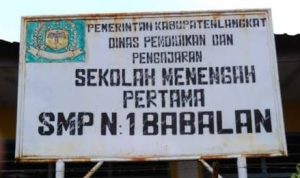 Penggunaan Dana BOS SMP Negeri 1 Babalan Jadi Sorotan