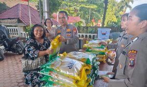 Polda Sumut Gelar Gerakan Pangan Murah di Gereja GBKP Bangun Mulia, Ringankan Beban Masyarakat
