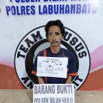 Polsek Bilah Hulu Berhasil Ringkus Pengedar Sabu di Desa Pondok Batu
