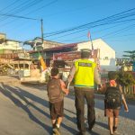 Sat Lantas Polres Labuhanbatu Jaga Titik Rawan Macet, Dorong Kamseltibcar Lantas di Jam Sibuk