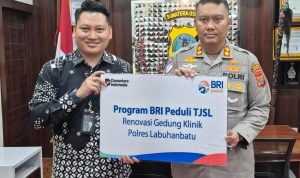 BRI Peduli Dukung Peningkatan Fasilitas Kesehatan Polres Labuhanbatu