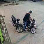 Aksi Pencurian Motor di Halaman Masjid Al-Hidayah Gagal Total, Kunci T Pelaku Patah Terekam CCTV