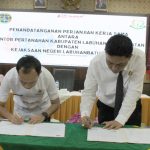 Kejari Labusel dan Kantor Pertanahan Tandatangani Kesepakatan Bersama Bidang Perdata dan TUN