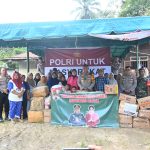 Dengan Semangat Kemanusiaan, Polres Labusel Distribusikan Bansos II ke Posko Bencana di Tapsel