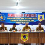 Bupati Fery Kukuhkan Pengurus FKUB Labusel, Dorong Moderasi dan Dialog Lintas Agama