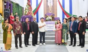 PKK BO Rantauprapat Salurkan Bantuan Bencana Alam ke Gereja BNKP Jemaat Pagaran Honas Resort 40 IMG 20251225 WA0008