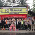 Kapolres Langkat Bersama PJU Lakukan Pengecekan Pos Pelayanan Operasi Lilin Toba 2025