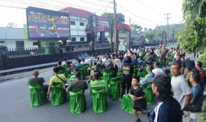 Warga Kisaran Antusias Nobar Piala Dunia 2026 Bersama Dandim 0208/Asahan di Ajang Car Free Day