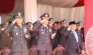 Kapolres Labuhanbatu Hadiri Upacara Detik-Detik Proklamasi HUT Ke-81 RI