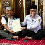 Kantor Pertanahan Labuhanbatu Serahkan Sertipikat Wakaf Masjid Dirgantara Barakna Haulah