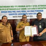 Tindak Lanjuti MoU Bupati, Disdik Labuhanbatu Tandatangani Kerjasama  Dengan BPJS Ketenagakerjaan Untuk Tingkatkan Kesejahteraan 800 Guru PAUD